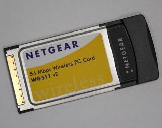 New Netgear 54Mbps Wireless PC Card WG511V2 Wireless Network Adapter
