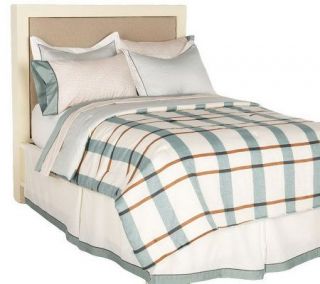 Thom Filicia Sunrise Plaid 8 PC Queen Size Comforter Set —