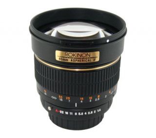 Rokinon 85mm f/1.4 Aspherical Lens for Pentax DSLR Cameras   E258062