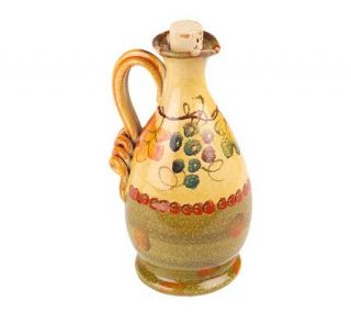 Modigliani Handpainted Terre di Chianti Small Cruet Bottle