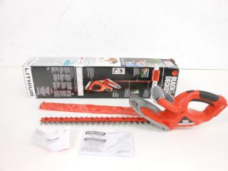 Black Decker LHT120 22 In Cordless Hedge Trimmer Just the Trimmer