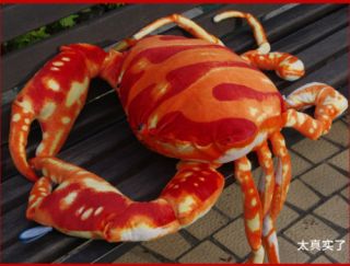 32 Realistic Red Crab Plush Stuffed Animal Toy Puppet