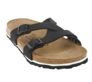 Birkis Multi Strap Adj. Buckle Comfort Midsole Sandals —