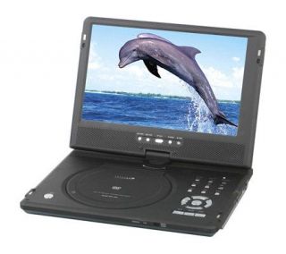 Initial IDM1295 10.2 Diagonal Portable DVD Player with Swivel