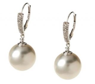 Premier South Sea Cultured Pearl 14K White Gold Earring, 14K
