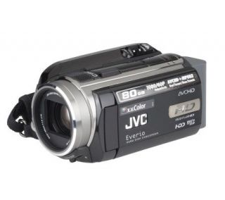 JVC Everio 80GB High Def. Camcorder with VideoStudio Software & Case 