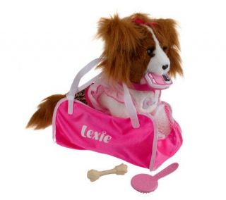 Amazing Lexie VoiceResponsive Interactive Plush Dog w/ Accessories