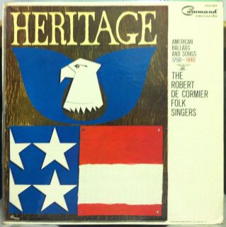 The Robert de Cormier Folk Singers Heritage LP Mint RS 33 884 Vinyl