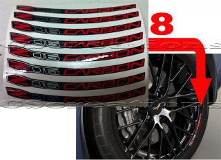 Corvette Z06 Carbon Decal Kit FITS  C6 , Grand Sport , Z06 , and ZR1