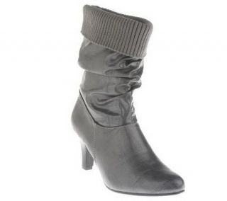 Rialto Mid Shaft Boots with Sweater Collar   A217967
