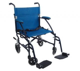 Drive Medical Superlight Folding Transport Chair —