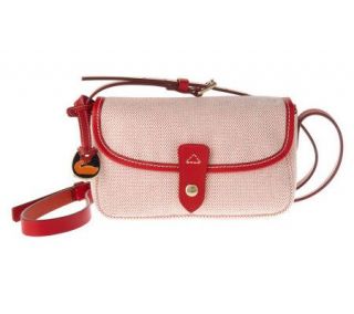 Dooney & Bourke Small Linen Convertible Crossbody Bag —