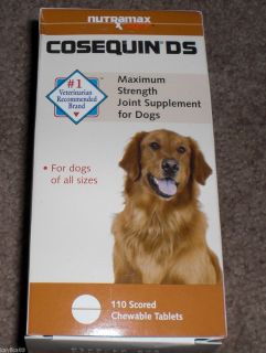 Cosequin DS for Dogs 110 Tablets Joint Health Supplement
