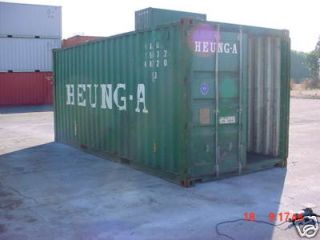 Storage Containers Used 20 Conex Box Container