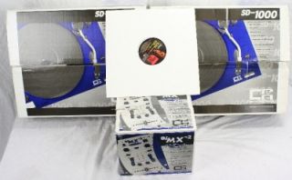Crate Battle Mix I Turntable Mixer DJ Pack Demo Model w Original Boxes