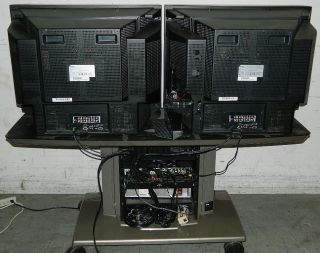 This Tandberg 6000 MXP TTC60 01 Dual Monitor Video Conferencing System