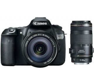 Canon EOS 60D DSLR Camera EF 70 300mmf/4 5.6 ISKit   E255073