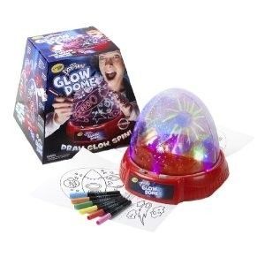 Crayola Color Explosion Glow Dome Draw Glow Spin Kit New In Box