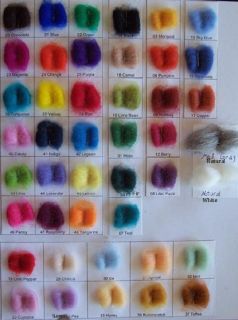 Ashford Corriedale Wool Roving Gorgeous Brights Palette