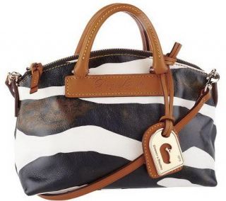 Dooney & Bourke Leather Zebra Mini Juliette Bag —
