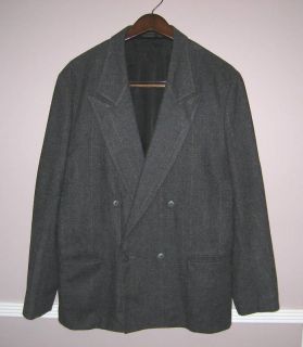  Men's Cotler Gray Wool Blazer Jacket Size 38