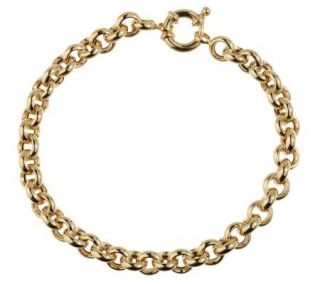 EternaGold 8 Bold Rolo Link Bracelet 14K Gold, 5.9g —
