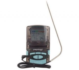 Prepology Folding Meat Thermometer with Tether Probe —