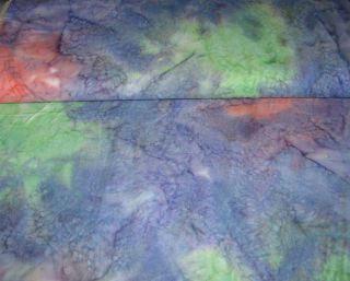 TIE DYE SPRING VALLEY MORNING COLOR SHADES #144 ~ 100% COTTON FABRIC