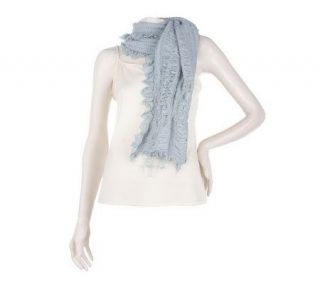 Accessory Network Textured Multi Ruffle Scarf —