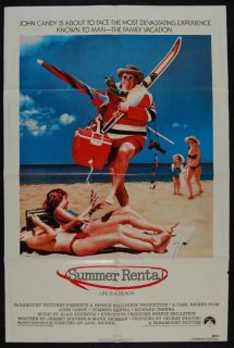 Summer Rental 85 John Candy Richard Crenna Move Poster