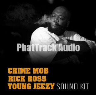 Crime Mob Rick Ross Jeezy Drum Kit Hip Hop Sample FL Studio Reason MPC