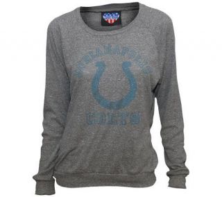 NFL Indianapolis Colts Womens Triblend Long Sleeve Crew —