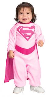 Infant Pink Baby Supergirl Costume Baby Costumes