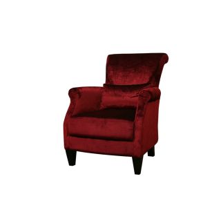 Wholesale Interiors Conti Red Fabric Club Chair A 296 F022