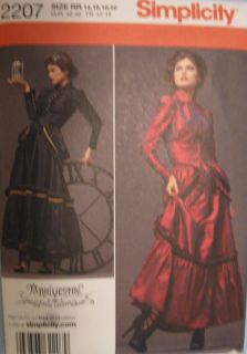 Simplicity Misses Victorian Costume Pattern 2207