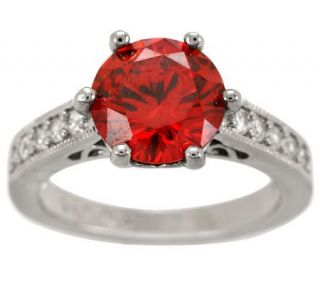 Smithsonian Simulated DeYoung Red Diamond Ring —
