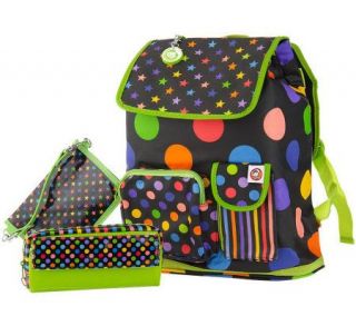 Little MissMatched Back to School Canvas Backpack & Accessories