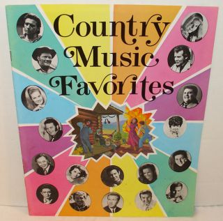 Country Music Favorites Vintage Souvenir Book Packed