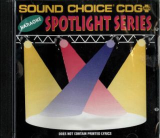 Sound Choice Spotlight CDG Various Country Pop Discontinued Karaoke