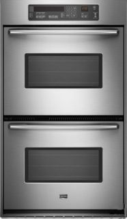  MEW7630WDS Double Electric Wall Oven Evenair Convection Stanless Steel