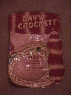 Davy Crockett 1950s cap gun western cowboy rope lasso playset MIP