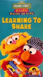 Sesame Street Kids Guide to Life Learning to Share VHS