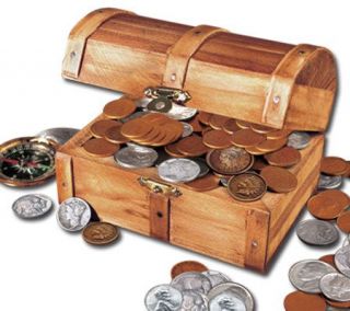 Treasure Chest of 51 Historic Coins —