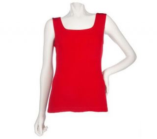 Effortless Style by Citiknits Scoopneck Knit Tank Top —