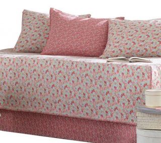 Laura Ashley Carlie Pink 5 Piece Daybed Set —