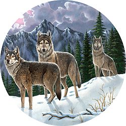 Wolf 4 Custom Spare Tire Cover Wheel Cover
