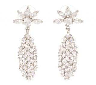 Jacqueline Kennedy Waterfall Crystal Drop Earrings —