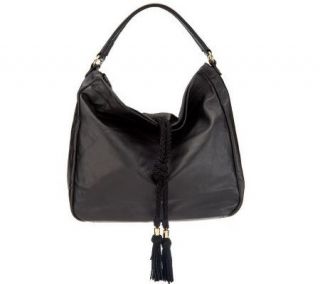 Wonder Nappa Leather Hobo Bag with Tassels   A230891