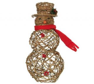 28 Lighted Vine Snowman by Sterling —