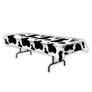 Cow Print Tablecover Wild West Cowboy Theme Party